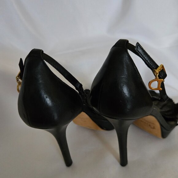 Christian Dior Platform Leather Heels Sandals SZ 36.5 (6.5) - Picture 11 of 15